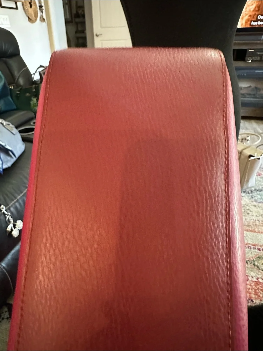 COACH #305 Tote 27 Raspberry & Pink Leather - Picture 9 of 13
